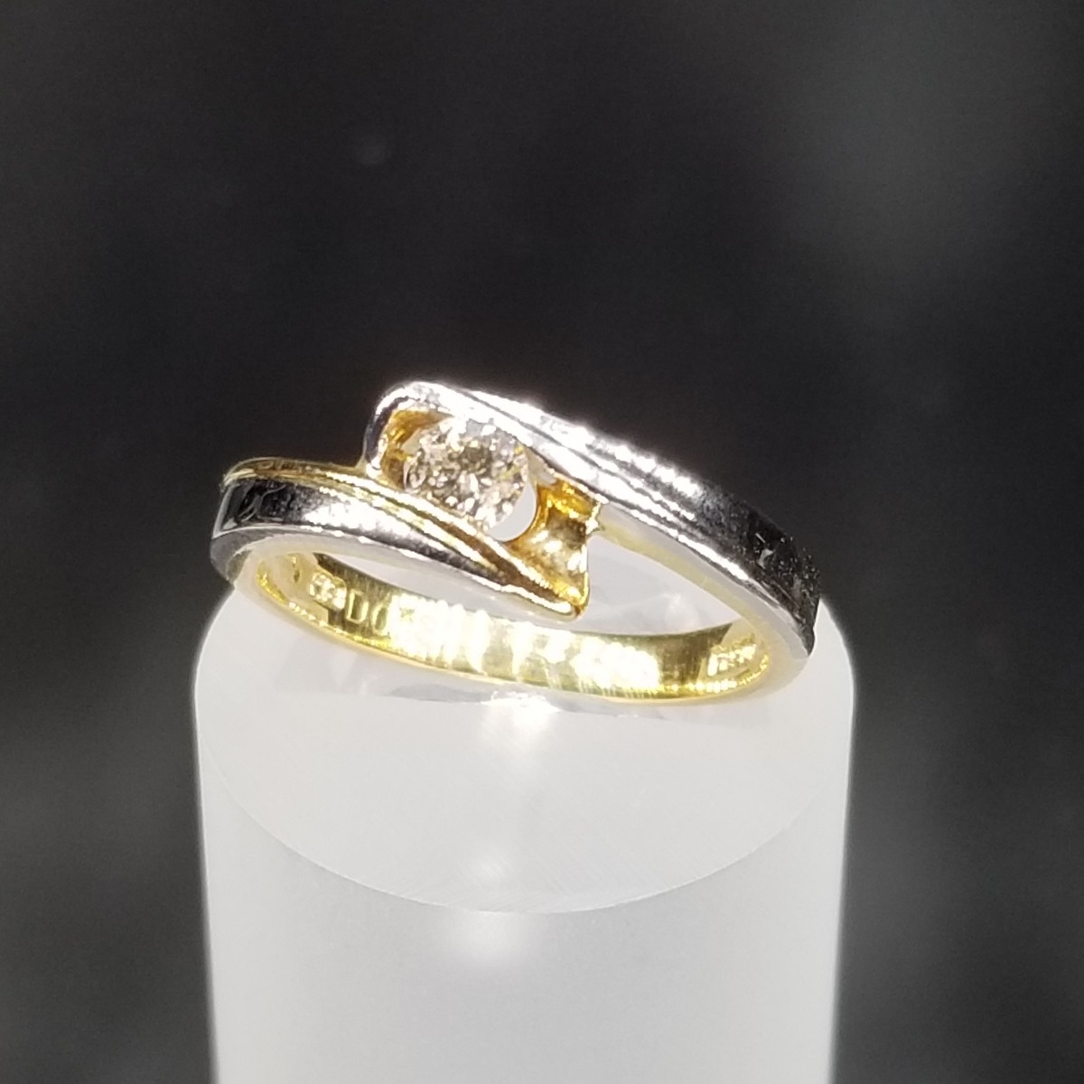 No.24 K18 PT ダイヤ